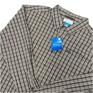 Columbia Vapor Ridge Men's XXL Long Sleeve Button Down Plaid Flannel Outdoor NWT